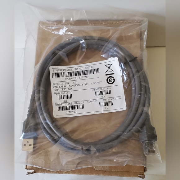 Symbol Motorola LS2208 Barcode Scanner w/USB Cable - NEW - Picture 2 of 8